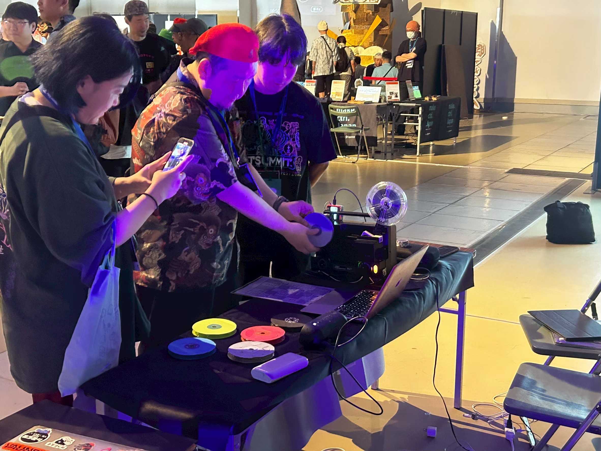 BitSummit 2025で展示したシネマオペレーターの様子
