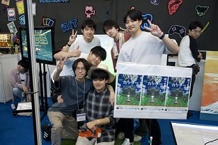 Tokyo Game Show 2024で展示したリーフカッターの様子